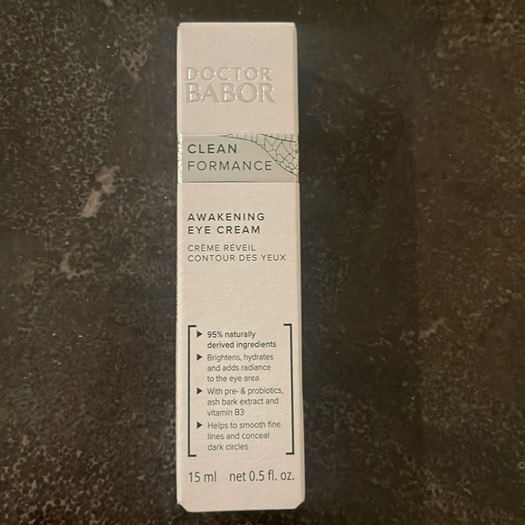 Doctor Babor Other - Doctor Babor Cleanformance Awakening Eye Cream 0.5 oz / 15ml NEW in Box